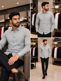 C-K MINIMALIST ULTRA-STRETCH KNIT PLAIN SHIRT