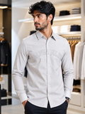 C-K EMBROIDERED ARCH LOGO STRIPE STRIPE SHIRTS
