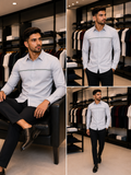 C-K HORIZONTAL CHEST STRIPE SHIRT