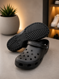 Crocs Classic Clogs – Black | Lightweight Comfortable Unisex Slip-On Clogs