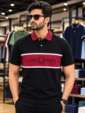 FRD PRRY CHEST STRIPE EMBROIDERED COTTON PIQUÉ POLO T-SHIRT