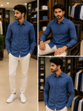 C-K EMBROIDERED CK LOGO GEOMETRIC DESIGNER SHIRT