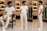 ZRA PREMIUM LINEN STRAIGHT-FIT LINEN TROUSER