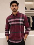 BRBRY CHALFONT CHECK LONG-SLEEVE CASUAL CHECKS SHIRT