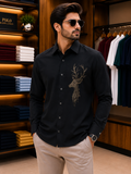 HAND MADE STEFANO RICCI LUXURY EMBELLISHED SHIRT