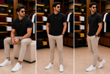 TMY TIPPED CUFF PREMIUM COTTON POLO T-SHIRT