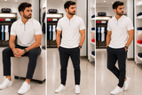 HKT SPORT ZIP-NECK PREMIUM POLO T-SHIRT
