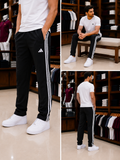 ADS SPORTS PERFORMANCE CLASSIC 3-STRIPES STRAIGHT FIT TRACK PANT