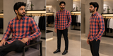 BRBRY MODERN LARGE CASUAL CHECK SHIRT
