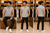 HG BSS IMP ZIP-NECK PERFORMANCE POLO T-SHIRT