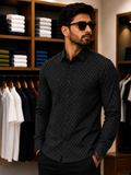 IMP DESIGNER GEOMETRIC MONOGRAM CASUAL DESIGNER SHIRT