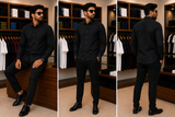 IMP DESIGNER GEOMETRIC MONOGRAM CASUAL DESIGNER SHIRT