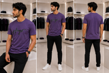 HG BSS EMBELLISHED SCRIPT ROUND NECK T-SHIRT
