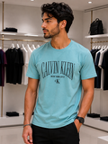 C-K ARCH LOGO ROUND NECK T-SHIRT