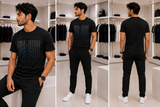 A-X GRADIENT REPEAT ROUND NECK T-SHIRT