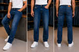 DSL MID-BLUE STRAIGHT FIT JEANS