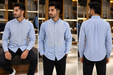 RLP PANELLED OXFORD STRIPE SHIRTS