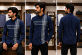 LCST GEOMETRIC CROSS-STRIPE SHIRT