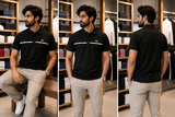 LCST CHEST-STRIPE CLASSIC FIT POLO T-SHIRT