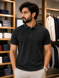 C-K MONOGRAM POLO T-SHIRT