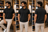 C-K MONOGRAM POLO T-SHIRT