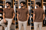 C-K HERITAGE EMBROIDERED POLO T-SHIRT