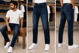 ZAR DEEP INDIGO WASH STRAIGHT FIT JEANS