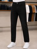 ZAR ESSENTIAL JET BLACK STRAIGHT FIT JEANS