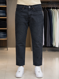 ZAR CHARCOAL GREY STRAIGHT FIT JEANS