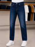 DSL INDUSTRY INDIGO STRAIGHT FIT JEANS