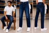 DSL INDUSTRY INDIGO STRAIGHT FIT JEANS