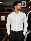 EM P ARMNI JACQUARD MONOGRAM SLIM-FIT DESIGNER SHIRT
