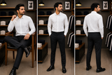 EM P ARMNI JACQUARD MONOGRAM SLIM-FIT DESIGNER SHIRT