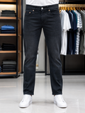 LEV I S AUTHENTIC WASHED BLACK STRAIGHT FIT JEANS