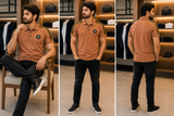 BLMN LOGO STRIPE POLO T-SHIRT