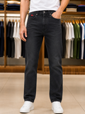 HG BSS MENSWEAR | PREMIUM STRAIGHT FIT BLACK JEANS