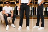 HG BSS MENSWEAR | PREMIUM STRAIGHT FIT BLACK JEANS