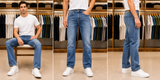 HG BSS MENSWEAR | CLASSIC STRAIGHT FIT LIGHT WASH JEANS