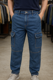 ZR STYLE BLUE UTILITY CARGO TROUSER