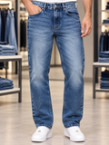 J&J MEN'S VINTAGE WASH STRAIGHT FIT JEANS