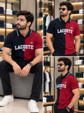 LCST COLORBLOCK APPLIQUÉ LOGO POLO T-SHIRT