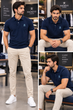 HKT CLASSIC EMBROIDERED LOGO POLO T-SHIRT