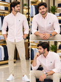 BROKS BRTHERS REGENT FIT PINK STRIPE SHIRTS