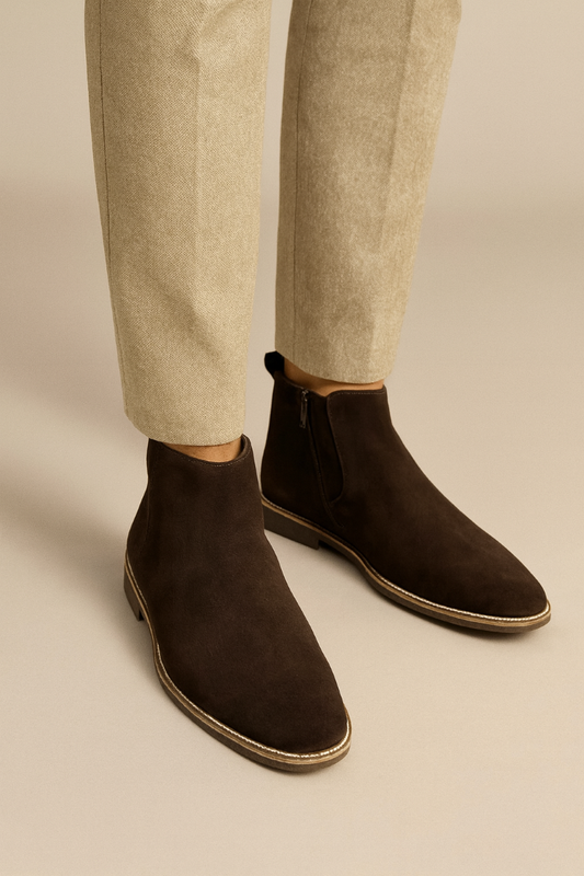 DONMARC PREMIUM SUEDE CHELSEA  BOOTS