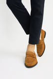 SAN BLUE SUEDE LOAFERS