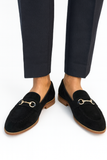 HAND MADE SHEET SOLE FRONT BUCKLE LOAFERS
