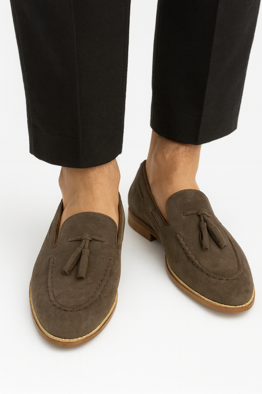 HAND MADE SHEET SOLE TESSEL LOAFERS