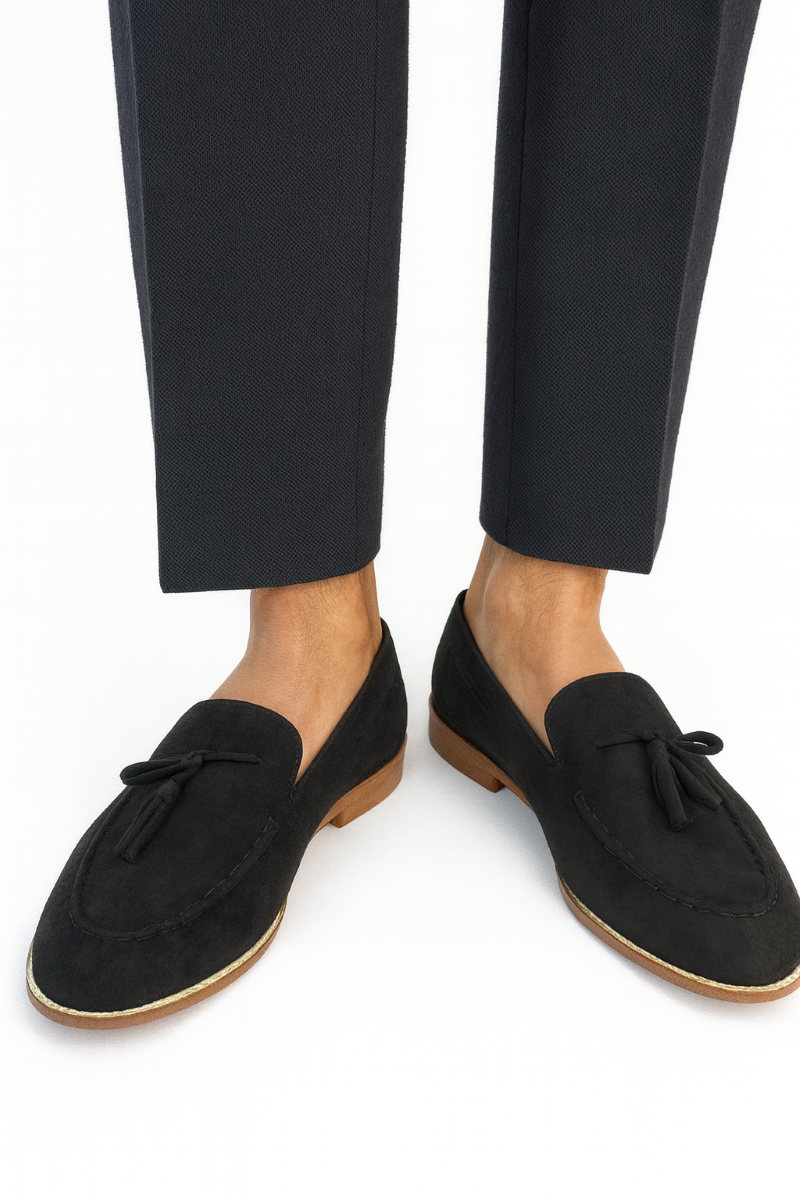 HAND MADE SHEET SOLE TESSEL LOAFERS