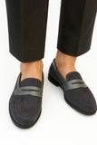 HAND MADE SUEDE LOAFERS