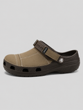 Yukon Leather-Detail Utility Clogs